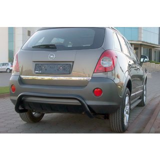 Achterbeschermbeugel AK007-1 Black (RVS) Opel Antara 2006–2017 foto 1