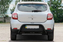 Renault Sandero 2013–2022 Achterbeugel AK007 Black (RVS) foto 1