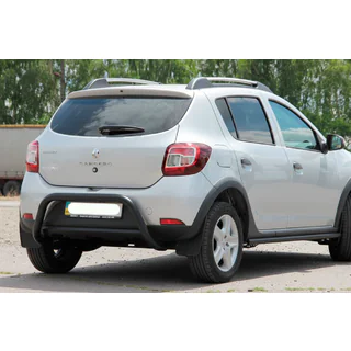 Achterbeugel AK007 Black (RVS) Dacia Sandero 2013–2020 foto 1