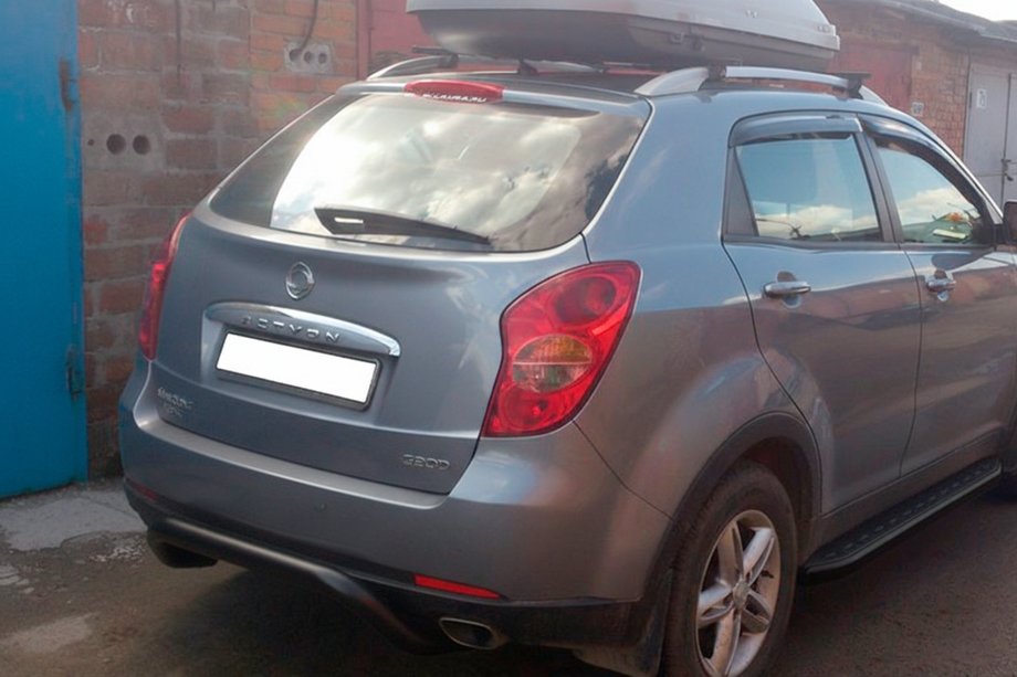 SsangYong Korando 2010–2019 Achterbeugel AK007 Black (RVS) Foto 2
