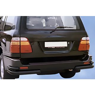 Achterhoekbeschermers AK003-Double Black (2 st., RVS) Toyota Land Cruiser 100 1998–2007 foto 3