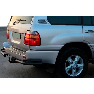 Achterhoekbeschermers AK003-Double Black (2 st., RVS) Toyota Land Cruiser 100 1998–2007 foto 1