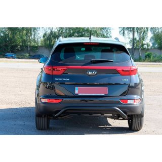 Achterbumperbeugel AK007 Black (RVS) Kia Sportage 2015–2021 foto 3