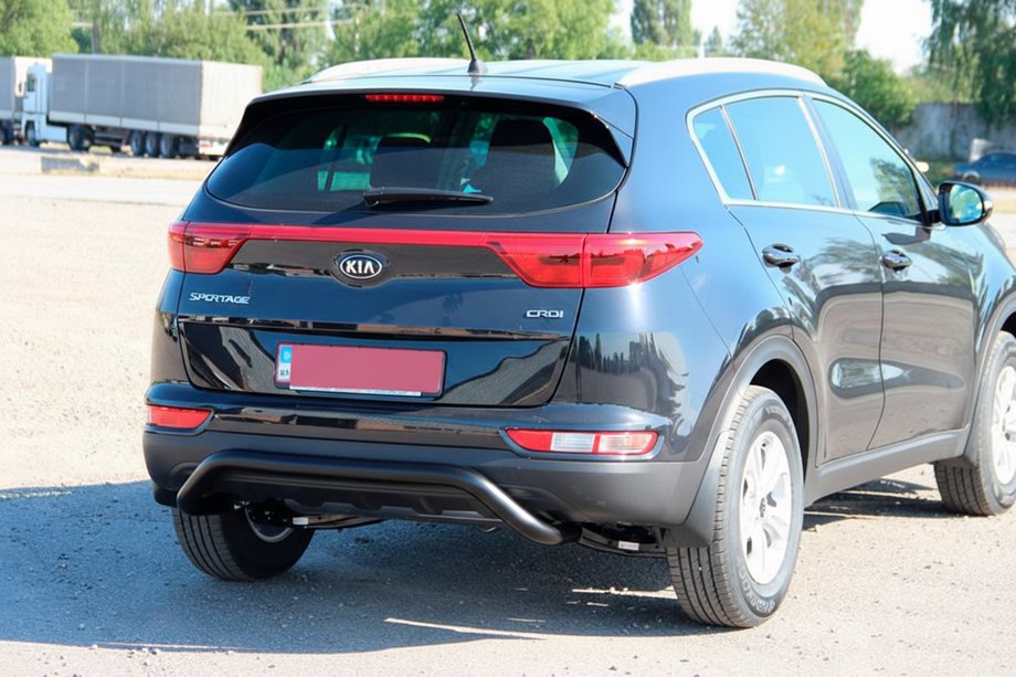 Kia Sportage 2015–2021 Achterbumperbeugel AK007 Black (RVS) Image