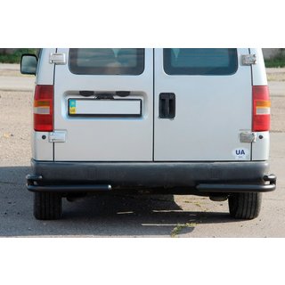 Achterste dubbele hoekbeugels AK003-подвійний Black (RVS) foto 1