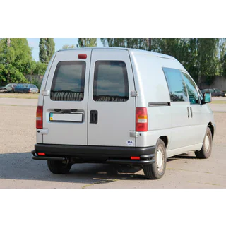 Achterste dubbele hoekbeugels AK003-подвійний Black (RVS) foto 2