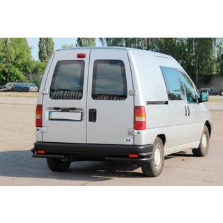Achterste dubbele hoekbeugels AK003-подвійний Black (RVS) Peugeot Expert 1995–2007 foto 2