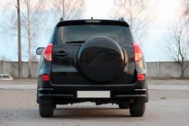 Toyota Rav 4 2006–2013 Achterste hoekstukken AK003-double Black (2 stuks, RVS) foto 1