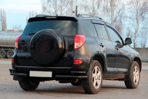 Toyota Rav 4 2006–2013 Achterste hoekstukken AK003-double Black (2 stuks, RVS) foto 3