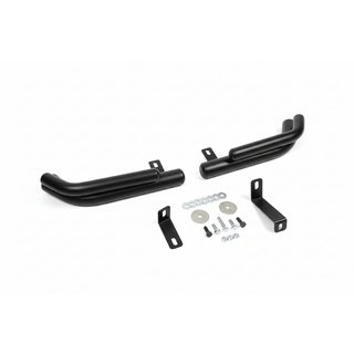 Achterste dubbele hoekbeugels AK003-Подвійний Black (RVS) Hyundai Santa Fe 2 2006–2012 foto 2