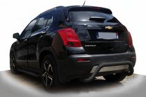 Chevrolet Trax 2012–2023 Achterbeugel AK007 Black (RVS) foto 1