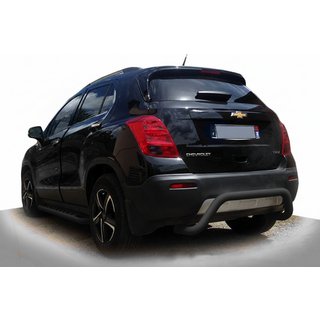 Achterbeugel AK007 Black (RVS)