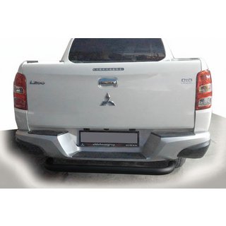 Achterbumperbeugel AK007 Black (RVS)