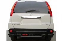 Nissan X-trail T31 2007–2014 Achterhoeken voor centrale beugel AK0073 Black (2 st., RVS) foto 1