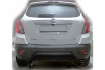 Opel Antara 2006–2017 Achterbeugel AK007-2 Black (RVS) foto 1