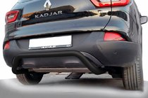 Renault Kadjar 2015–2022 Achterbumperbeugel AK007 Black (RVS) foto 1