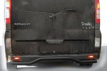 Renault Trafic 2001–2015 Achterbeschermbeugel AK006 Black (RVS) foto 1