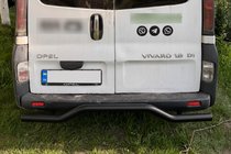Renault Trafic 2001–2015 Achterbeschermbeugel AK006 Black (RVS) foto 4