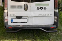 Nissan Primastar 2002–2014 Achterbeschermbeugel AK006 Black (RVS) foto 4