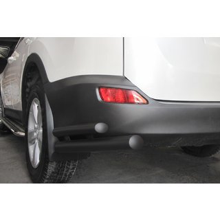 Achterhoekbeugels AK003-dubbel Black (RVS) Toyota Rav 4 2013–2018