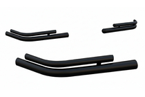 Chery Tiggo 1 2005–2016 Dubbele achterhoekbeugels AK003-double Black (2 stuks, RVS) foto 1