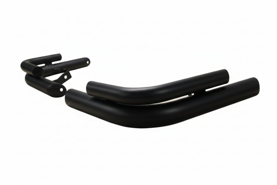 Mercedes Sprinter W901/902/903/904/905 1995–2006 Dubbele achterhoekbeugels AK003-double Black (2 stuks, RVS) Image