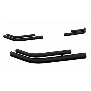 Dubbele achterhoekbeugels AK003-double Black (2 stuks, RVS)