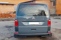 Volkswagen T6 2015–2024 Achterhoekbeschermers AK003-Double Black (2 st., RVS) foto 3