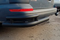 Volkswagen T6 2015–2024 Achterhoekbeschermers AK003-Double Black (2 st., RVS) foto 2