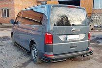 Volkswagen T6 2015–2024 Achterhoekbeschermers AK003-Double Black (2 st., RVS) foto 5