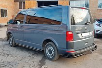 Volkswagen T6 2015–2024 Achterhoekbeschermers AK003-Double Black (2 st., RVS) foto 6