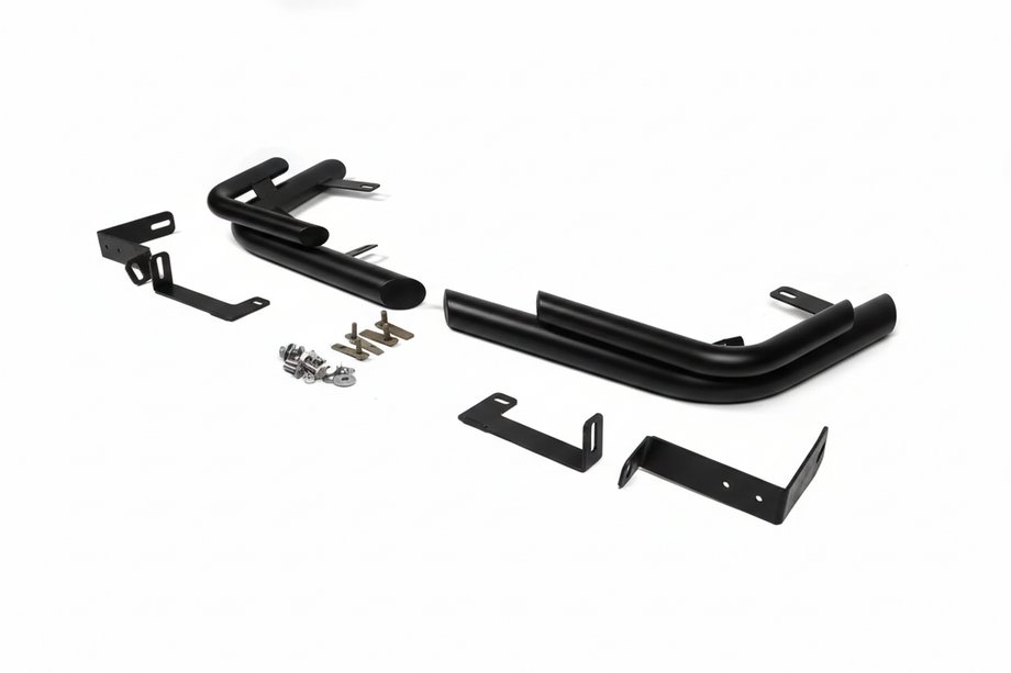 Nissan X-trail T31 2007–2014 Achterhoekbeugels AK003-Double Black (2 stuks, RVS) Foto 6