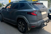 Renault Duster 2024– Achterbeschermbeugel AK007 Black (RVS) foto 2