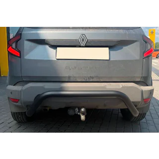 Achterbeschermbeugel AK007 Black (RVS) Dacia Duster 2024– foto 1
