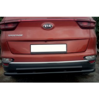 Achterbumperbescherming AK002-2 Black (RVS) Kia Sportage 2015–2021 foto 3
