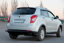 SsangYong Korando 2010–2019 Achterste rollbar AK005 Black (RVS) foto 3