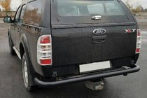 Ford Ranger 2007–2011 Achterbeschermbeugel AK005 Black (RVS) foto 5