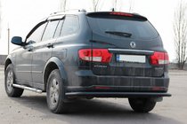 SsangYong Kyron 2005–2014 Achterste rollbar AK005 Black (RVS) foto 2