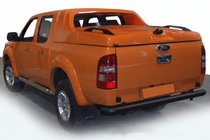 Ford Ranger 2011–2022 Achterbeschermbeugel AK005 Black (2011-2018, RVS) foto 4
