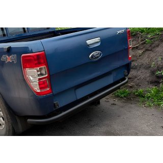 Achterbeschermbeugel AK005 Black (2011-2018, RVS) Ford Ranger 2011–2022 foto 1