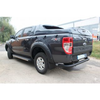Achterbeschermbeugel AK005 Black (2011-2018, RVS) Ford Ranger 2011–2022 foto 3
