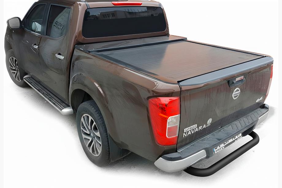 Nissan Navara/NP300 2016– Achterbeschermbeugel AK005 Black (RVS) Image