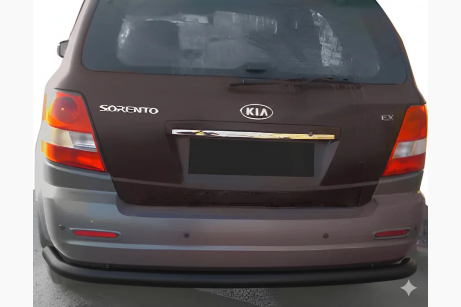 Kia Sorento I BL 2002–2009 Achterbeschermbeugel AK005 Black (RVS) Image