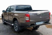 Fiat Fullback 2016– Achterbeschermbeugel AK005 Black (RVS) foto 1
