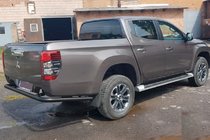 Fiat Fullback 2016– Achterbeschermbeugel AK005 Black (RVS) foto 4