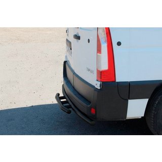 Achterbeugel AK011 Black (roestvrij staal) Nissan NV400 2010–2024 foto 1