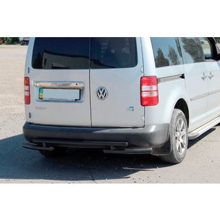 Achterbeugel AK003-2 Black (2 stuks, RVS) Volkswagen Caddy 2004–2010 foto 1