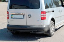 Volkswagen Caddy 2010–2015 Achterbeugel AK003-2 Black (2 stuks, RVS) foto 1