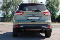 Ford Kuga/Escape 2013–2019 Achterste rolbeugel AK002-2 Black (RVS) foto 2
