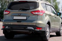 Ford Kuga/Escape 2013–2019 Achterste rolbeugel AK002-2 Black (RVS) foto 3